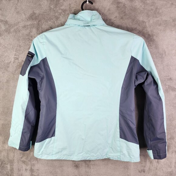 Womens Free Country Radiance Jacket Light Blue Gray Full Zip Long Sleeve Size M - Picture 10 of 12